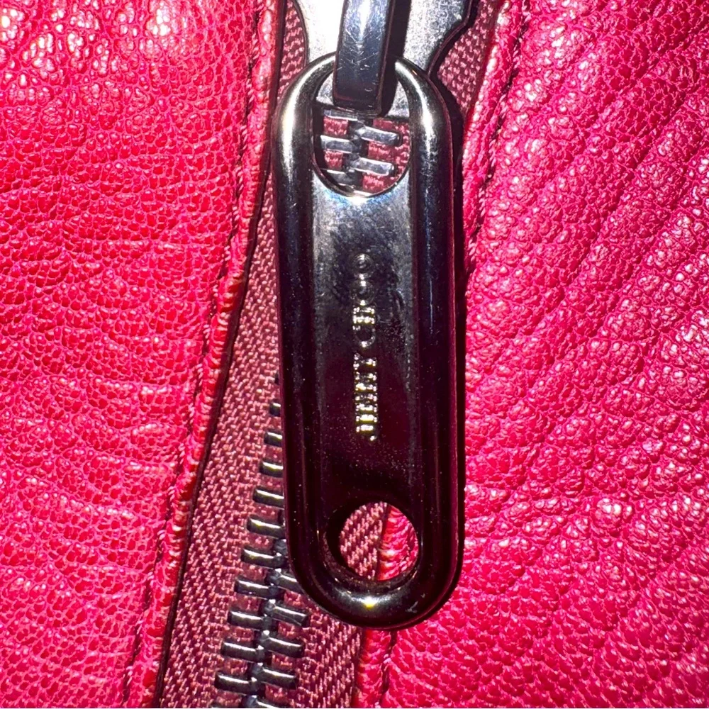 Jimmy Choo XL Tote Lockett -RARE-Cerise-Pebbled Leather AUTHENTIC JIMMY CHOO - Picture 9 of 16